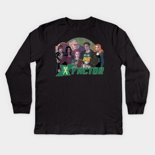 X-Factor Investigations Kids Long Sleeve T-Shirt